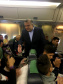 O secretário da Justiça, Família e Trabalho (Sejuf), Ney Leprevost recepcionou, nesta sexta feira, 15, um novo grupo de 109 venezuelanos que chegou à Curitiba. Os imigrantes vieram de Boa Vista (RR), em um avião da Força Aérea Brasileira (FAB), numa ação da Operação Acolhida.  -  Curitiba, 15/02/2019  -  Foto: Divulgação SEJUF