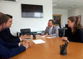 Reunião entre a Secretaria de Estado da Comunicação Social e a Controladoria Geral do Estado (CGE) sobre o Portal da Transparência. Participaram pela Secretaria da Comunicação Social o diretor-geral Fabrício Ferreira; e Úrsula Poli e Jomara Totzek da equipe de Marketing. Pela CGE, além de Siqueira, estavam presentes o diretor de Transparência e Controle Social da CGE, Matheus Klaus Gruber; e a coordenadora de Transparência, Thays Kruk da Rocha. - Curitiba, 15/02/2018 - Foto: Divulgação ANPr