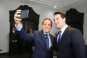 Em reunião realizada no Palácio dos Bandeirantes, em São Paulo, os governadores Carlos Massa Ratinho Junior e João Doria Junior acertaram os termos do projeto executivo de vigilância das fronteiras e integração das forças de segurança para o combate ao crime organizado nos dois estados. Os detalhes serão apresentados em 30 dias pela Secretaria de Segurança Pública e Administração Penitenciária do Paraná. - São Paulo, 18/02/2018 - Foto: Rodrigo Félix Leal/ANPr