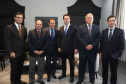 Em reunião realizada no Palácio dos Bandeirantes, em São Paulo, os governadores Carlos Massa Ratinho Junior e João Doria Junior acertaram os termos do projeto executivo de vigilância das fronteiras e integração das forças de segurança para o combate ao crime organizado nos dois estados. Os detalhes serão apresentados em 30 dias pela Secretaria de Segurança Pública e Administração Penitenciária do Paraná. - São Paulo, 18/02/2018 - Foto: Rodrigo Félix Leal/ANPr
