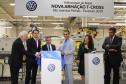 Governador Carlos Massa Ratinho Júnior participa da solenidade de comemoração de 20 anos da Volkswagen no Paraná. - São José dos Pinhais, 19/02/2019 - Foto: José Fernando Ogura/ANPr