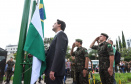 Os 74 anos da Tomada de Monte Castelo, batalha no Norte da Itália que marcou a participação da Força Expedicionária Brasileira (FEB) na Segunda Guerra Mundial, foram lembrados nesta quinta-feira (21/2), em cerimônia no Museu do Expedicionário, em Curitiba. O governador Carlos Massa Ratinho Junior participou no evento, junto com quatro expedicionários e familiares dos pracinhas.  -  Curitiba, 21/02/2019  -  Foto: Rodrigo Félix Leal/ANPr