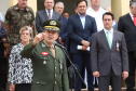 Os 74 anos da Tomada de Monte Castelo, batalha no Norte da Itália que marcou a participação da Força Expedicionária Brasileira (FEB) na Segunda Guerra Mundial, foram lembrados nesta quinta-feira (21/2), em cerimônia no Museu do Expedicionário, em Curitiba. O governador Carlos Massa Ratinho Junior participou no evento, junto com quatro expedicionários e familiares dos pracinhas.  -  Curitiba, 21/02/2019  -  Foto: Rodrigo Félix Leal/ANPr