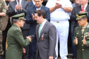Os 74 anos da Tomada de Monte Castelo, batalha no Norte da Itália que marcou a participação da Força Expedicionária Brasileira (FEB) na Segunda Guerra Mundial, foram lembrados nesta quinta-feira (21/2), em cerimônia no Museu do Expedicionário, em Curitiba. O governador Carlos Massa Ratinho Junior participou no evento, junto com quatro expedicionários e familiares dos pracinhas.  -  Curitiba, 21/02/2019  -  Foto: Rodrigo Félix Leal/ANPr