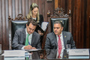 O governador Carlos Massa Ratinho Junior participa da solenidade que formaliza a Força-Tarefa Infância Segura de Prevenção e Combate a Crimes Contra a Criança, nesta quinta-feira (21) no Palácio da Justiça. Curitiba, 21/02/2019 - Foto: Geraldo Bubniak/ANPr