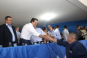 Governador Carlos Massa Ratinho Júnior participa da posse da nova diretoria da Associação dos Municípios do Norte Pioneiro (Amunorpi). O prefeito de Pinhalão, Sérgio Rodrigues é o presidente da Associação. - Pinhalão, 22/01/2019 - Foto: Jaelson Lucas/ANPr