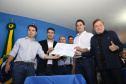 Governador Carlos Massa Ratinho Júnior participa da posse da nova diretoria da Associação dos Municípios do Norte Pioneiro (Amunorpi). O prefeito de Pinhalão, Sérgio Rodrigues é o presidente da Associação. - Pinhalão, 22/01/2019 - Foto: Jaelson Lucas/ANPr