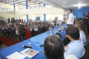 Governador Carlos Massa Ratinho Júnior participa da posse da nova diretoria da Associação dos Municípios do Norte Pioneiro (Amunorpi). O prefeito de Pinhalão, Sérgio Rodrigues é o presidente da Associação. - Pinhalão, 22/01/2019 - Foto: Jaelson Lucas/ANPr