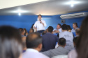 Governador Carlos Massa Ratinho Júnior participa da posse da nova diretoria da Associação dos Municípios do Norte Pioneiro (Amunorpi). O prefeito de Pinhalão, Sérgio Rodrigues é o presidente da Associação. - Pinhalão, 22/01/2019 - Foto: Jaelson Lucas/ANPr