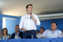 Governador Carlos Massa Ratinho Júnior participa da posse da nova diretoria da Associação dos Municípios do Norte Pioneiro (Amunorpi). O prefeito de Pinhalão, Sérgio Rodrigues é o presidente da Associação. - Pinhalão, 22/01/2019 - Foto: Jaelson Lucas/ANPr