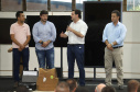 O governador Carlos Massa Ratinho Jr entregou nesta sexta(22) novas viaturas, aparelhos etolométricos e coletes balísticos às unidades da Polícia Militar que pertencem ao 2 Comando Regional - Londrina e região. Londrina,22/02/2019 - Foto: Rodrigo Félix Leal/ANPr
