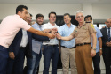 O governador Carlos Massa Ratinho Jr entregou nesta sexta(22) novas viaturas, aparelhos etolométricos e coletes balísticos às unidades da Polícia Militar que pertencem ao 2 Comando Regional - Londrina e região. Londrina,22/02/2019 - Foto: Rodrigo Félix Leal/ANPr