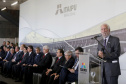 O governador em exercício Darci Piana participou nesta terça-feira (26), em Foz do Iguaçu, da cerimônia de posse do novo diretor-geral brasileiro da Itaipu Binacional, general Joaquim Silva e Luna, com as presenças do Presidente Jair Bolsonaro e do presidente do Paraguai, Mario Abdo Benítez; dos ministros almirante Bento Albuquerque, de Minas e Energia e Ernesto Araújo, de Relações Exteriores - Foz do Iguaçu, 26/02/2019 - Foto: Arnaldo Alves/ANPr