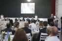 O governador em exercício Darci Piana, participou da assinatura do acordo de parceria e cooperação entre as cidades de Prudentópolis e Ternopil, Ucrânia. Participaram da cerimônia: prefeito de Prudentópolis, Adelmo Luiz Klosowski; Cônsul da Ucrânia no Paraná, Mariano Czaikowski; prefeito de Ternopil, Serhii Nadal; entre outros.Prudentópolis, 06-03-19.Foto: Arnaldo Alves / ANPr.