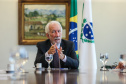 O governador em exercício Darci Piana recebe o presidente da Paraná Turismo, João Jacob Mehl e representantes do G5 nesta quinta-feira (7) no Palácio Iguaçu. Curitiba, 07/03/2019 - Foto: Geraldo Bubniak/ANPr