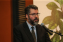 O vice governador Darci Piana no Memorial de Curitiba durante a abertura da 1ª Reunião do Grupo BRICS 2019, grupo econômico formado por autoridades do Brasil, Rússia, Índia, China e África do Sul para debater questões econômicas relacionadas aos países. Curitiba, 13/03/2019 - Foto: Geraldo Bubniak/ANPr