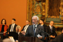 O vice governador Darci Piana no Memorial de Curitiba durante a abertura da 1ª Reunião do Grupo BRICS 2019, grupo econômico formado por autoridades do Brasil, Rússia, Índia, China e África do Sul para debater questões econômicas relacionadas aos países. Curitiba, 13/03/2019 - Foto: Geraldo Bubniak/ANPr