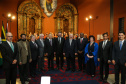 O vice governador Darci Piana no Memorial de Curitiba durante a abertura da 1ª Reunião do Grupo BRICS 2019, grupo econômico formado por autoridades do Brasil, Rússia, Índia, China e África do Sul para debater questões econômicas relacionadas aos países. Curitiba, 13/03/2019 - Foto: Geraldo Bubniak/ANPr