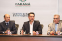 Balanço final da Operação Verão 2018/2019 foi apresentado nesta quinta-feira (14), em reunião no Palácio Iguaçu, com o governador Carlos Massa Ratinho Junior, o secretário da Segurança Pública e Administração Penitenciária, Luiz Felipe Carbonell, o secretário da Comunicação Social e Cultura, Hudson José e representantes de todas as secretarias e órgãos envolvidos nas atividades. - Curitiba, 14/03/2019 - Foto: Rodrigo Félix Leal/ANPr
