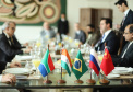O governador Carlos Massa Ratinho Junior recebeu nesta quinta-feira (14), no Palácio Iguaçu, embaixadores e cônsules da Rússia, China, Índia e África do Sul e reafirmou o interesse do Paraná em ampliar os negócios com esses países que, junto com o Brasil, formam o Brics. - Curitiba, 14/03/2019 - Foto: Rodrigo Félix Leal/ANPr