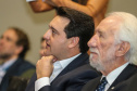 O governador Carlos Massa Ratinho Junior na apresentação das diretrizes da Celepar nesta sexta-feira (15) no Teatro Bom Jesus em Curitiba. Curitiba, 15/03/2019 - Foto: Geraldo Bubniak/ANPr