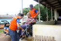 A Coordenadoria Estadual de Proteção e Defesa Civil realiza simulado de abandono com comunidade em área de risco de Morretes, no Litoral do Paraná. - Morretes, 16/03/2019 - Foto: Jaelson Lucas/ANPr