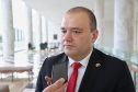 Vice-governador Darci Piana recebe o embaixador da República da Macedônia do Norte, Ivica Bocevski  -  Curitiba, 18/03/2019  - Foto: José Fernando Ogurta/ANPr