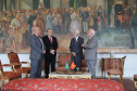 Vice-governador Darci Piana recebe o embaixador da República da Macedônia do Norte, Ivica Bocevski  -  Curitiba, 18/03/2019  - Foto: José Fernando Ogurta/ANPr