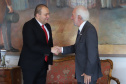 Vice-governador Darci Piana recebe o embaixador da República da Macedônia do Norte, Ivica Bocevski  -  Curitiba, 18/03/2019  - Foto: José Fernando Ogurta/ANPr