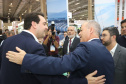 O governador Carlos Massa Ratinho Júnior esteve nesta terça-feira (19) na Intermodal South America 2019, maior feira do setor de logística e comércio exterior da América Latina, onde o Estado está presente com um estande dos Portos do Paraná.  -  São Paulo, 19/03/2019  -  Foto: Rodrigo Félix Leal/ANPr