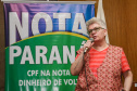 O Governo do Estado entrega os três principais prêmios do sorteio de fevereiro do programa Nota Paraná.  A solenidade de premiação acontece na Secretaria de Estado da Fazenda, em Curitiba nesta quinta-feira (21).   Curitiba, 21/03/2019 -  Foto: Geraldo Bubniak/ANPr