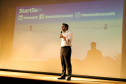 O governador Carlos Massa Ratinho Junior participa de Palestra de Mauricio Benvenutti nesta terça-feira (2) no teatro do Museu Oscar Niemeyer,   Curitiba, 02/04/2019 -  Foto: Geraldo Bubniak/ANPr