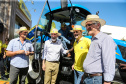 O vice governador Darci Piana faz a  entrega de tratores para agricultores familiares. Os equipamentos são do programa Trator Solidário, na Expolondrina nesta quinta-feira (11).  Londrina, 11/04/2019 -  Foto: Geraldo Bubniak/ANPr