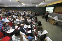 O controlador geral do Estado, Raul Siqueira, durante a apresentação do programa de compliance para servidores públicos, das secretarias, autarquias e empresas públicas. Curitiba, 03-04-19.Foto: Arnaldo Alves / ANPr.