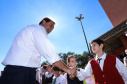 O governador Carlos Massa Ratinho Junior e o ministro da Cidadania, Osmar Terra, lançam o programa Criança Feliz . Curitiba, 18/04/2019 - Foto: Rodrigo Felix Leal/ANPr