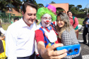 O governador Carlos Massa Ratinho Junior e o ministro da Cidadania, Osmar Terra, lançam o programa Criança Feliz . Curitiba, 18/04/2019 - Foto: Rodrigo Felix Leal/ANPr