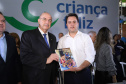 O governador Carlos Massa Ratinho Junior e o ministro da Cidadania, Osmar Terra, lançam o programa Criança Feliz . Curitiba, 18/04/2019 - Foto: Rodrigo Felix Leal/ANPr