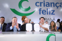 O governador Carlos Massa Ratinho Junior e o ministro da Cidadania, Osmar Terra, lançam o programa Criança Feliz . Curitiba, 18/04/2019 - Foto: Rodrigo Felix Leal/ANPr