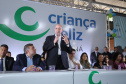 O governador Carlos Massa Ratinho Junior e o ministro da Cidadania, Osmar Terra, lançam o programa Criança Feliz . Curitiba, 18/04/2019 - Foto: Rodrigo Felix Leal/ANPr
