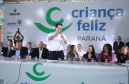 O governador Carlos Massa Ratinho Junior e o ministro da Cidadania, Osmar Terra, lançam o programa Criança Feliz . Curitiba, 18/04/2019 - Foto: Rodrigo Felix Leal/ANPr