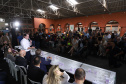 O governador Carlos Massa Ratinho Junior e o ministro da Cidadania, Osmar Terra, lançam o programa Criança Feliz . Curitiba, 18/04/2019 - Foto: Rodrigo Felix Leal/ANPr