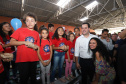 O governador Carlos Massa Ratinho Junior e o ministro da Cidadania, Osmar Terra, lançam o programa Criança Feliz . Curitiba, 18/04/2019 - Foto: Rodrigo Felix Leal/ANPr