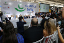 o Governador Carlos Massa Ratinho Junior participa da implantação do Programa Criança Feliz, do Governo Federal. Presentes na solenidade: ministro da Cidadania, Osmar Terra; primeira dama, Luciana Saito Massa; secretário da Justiça Família e Trabalho, Ney Leprevost; entre outros.Curitiba, 18-04-19.Foto: Arnaldo Alves / ANPr.
