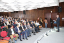 O Instituto de Tecnologia do Paraná (Tecpar) sedia nesta quarta (24) e quinta-feira (25) ciclo de debates sobre as oportunidades, desafios e rumos da mobilidade elétrica no Brasil. Cerca de 200 pessoas participam do Fórum Internacional de Carros, Veículos Elétricos e Mobilidade Urbana (Fórum CVE), que acontece na sede do instituto, em Curitiba.  -  Curitiba, 24/04/2019  -  Foto: Divulgação Tecpar