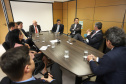 Governador Carlos Massa Ratinho Junior durante reunião com o ministro dos Transportes, Valter Casimiro Silveira - Brasília, 29/04/2019 - Foto: Rodrigo Félix Leal/ANPr