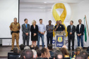 Começou oficialmente nesta quinta-feira (2), em todo o Paraná, a campanha Maio Amarelo, que visa diminuir o número de acidentes no trânsito e preservar a vida. Este ano, o tema é “Maio Amarelo - no trânsito, o sentido é a vida”, e apela para o poder das crianças em influenciar o comportamento dos pais. O vice-governador Darci Piana participou do lançamento, realizado no auditório da Polícia Rodoviária Federal (PRF), em Curitiba. Foto: Geraldo Bubniak/ANPr