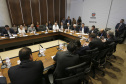 Governador Carlos Massa Ratinho Júnior durante reunião com a equipe de governo.Curitiba, 07-05-19.Foto: Arnaldo Alves / ANPr.