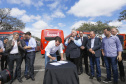 O governador Carlos Massa Ratinho Junior destina recursos para subsidiar o transporte coletivo de Curitiba. Participaram da solenidade: prefeito de Curitiba, Rafael Greca de Macedo; secretário de Desenvolvimento Urbano, João Carlos Ortega; presidente da Comec, Gilson dos Santos; entre outros.Curitiba, 09-05-19.Foto: Arnaldo Alves / ANPr.