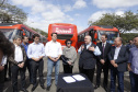 O governador Carlos Massa Ratinho Junior destina recursos para subsidiar o transporte coletivo de Curitiba. Participaram da solenidade: prefeito de Curitiba, Rafael Greca de Macedo; secretário de Desenvolvimento Urbano, João Carlos Ortega; presidente da Comec, Gilson dos Santos; entre outros.Curitiba, 09-05-19.Foto: Arnaldo Alves / ANPr.