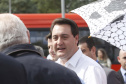 O governador Carlos Massa Ratinho Junior destina recursos para subsidiar o transporte coletivo de Curitiba. Participaram da solenidade: prefeito de Curitiba, Rafael Greca de Macedo; secretário de Desenvolvimento Urbano, João Carlos Ortega; presidente da Comec, Gilson dos Santos; entre outros.Curitiba, 09-05-19.Foto: Arnaldo Alves / ANPr.